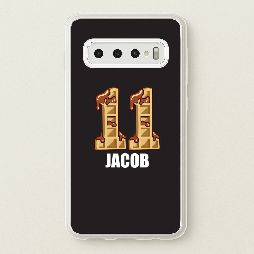 Eleven - Personalised Stranger  - Stranger Things Phone Case for Galaxy S10