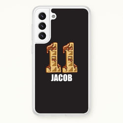 Eleven - Personalised Stranger  - Stranger Things Phone Case for Galaxy S21FE