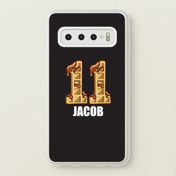 Eleven - Personalised Stranger  - Stranger Things Phone Case for Galaxy S10 Plus