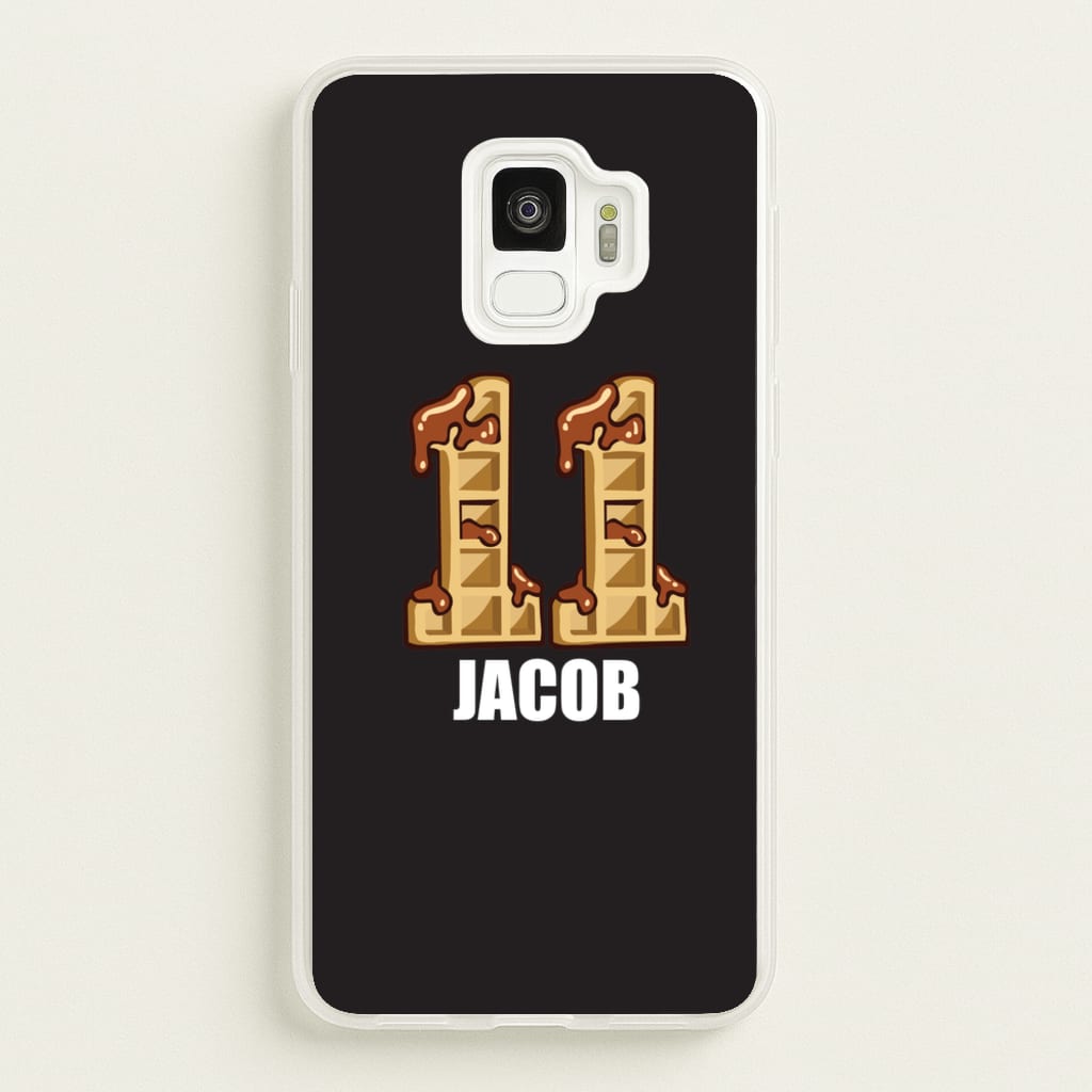 Eleven - Personalised Stranger  - Stranger Things Phone Case for Galaxy S9