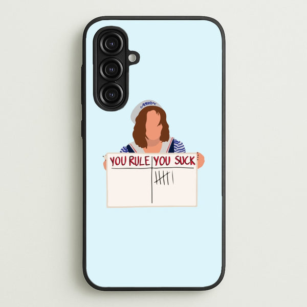 You Suck Tally  - Stranger Things Phone Case for Galaxy A16