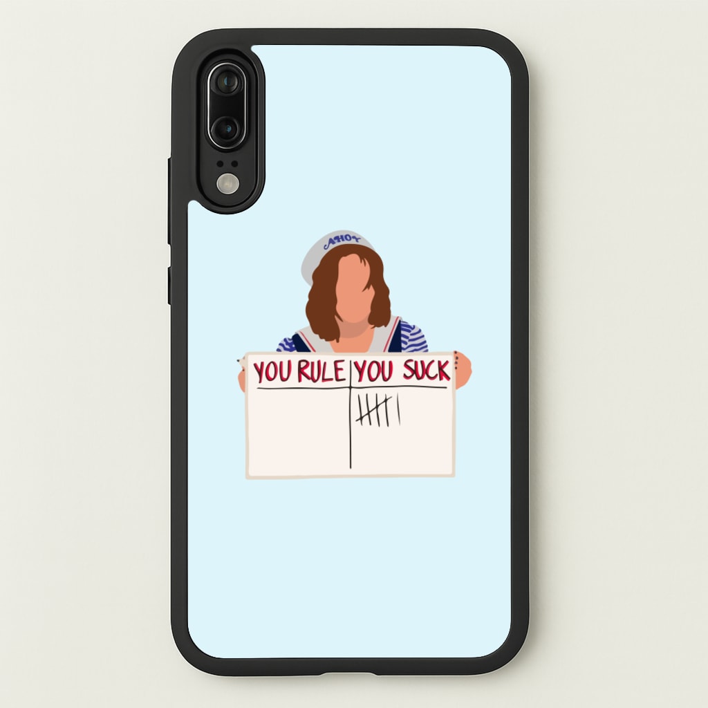 You Suck Tally  - Stranger Things Phone Case for Huawei P20