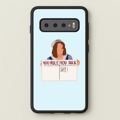 You Suck Tally  - Stranger Things Phone Case for Galaxy S10 Plus