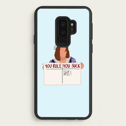 You Suck Tally  - Stranger Things Phone Case for Galaxy S9 Plus