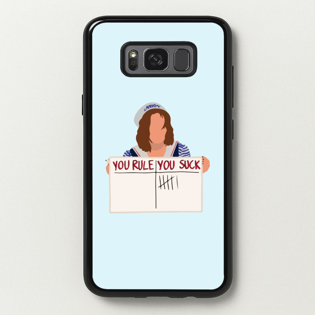 You Suck Tally  - Stranger Things Phone Case for Galaxy S8 Plus