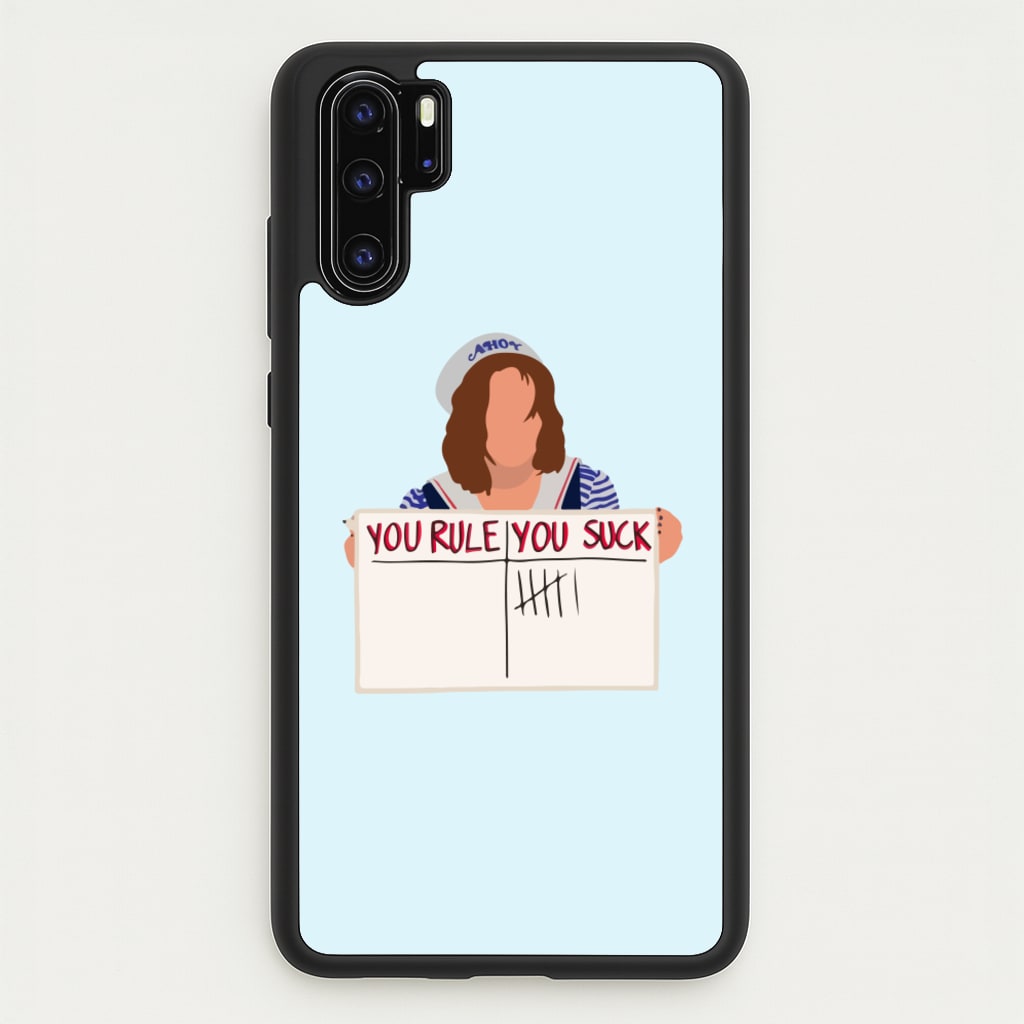 You Suck Tally  - Stranger Things Phone Case for Huawei P30 Pro