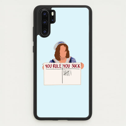 You Suck Tally  - Stranger Things Phone Case for Huawei P30 Pro