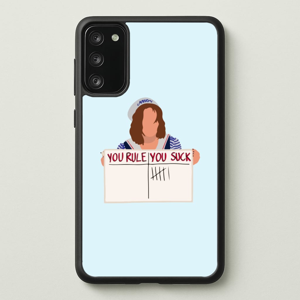 You Suck Tally  - Stranger Things Phone Case for Galaxy S20
