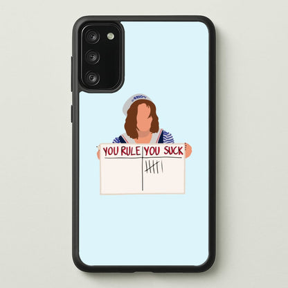 You Suck Tally  - Stranger Things Phone Case for Galaxy S20