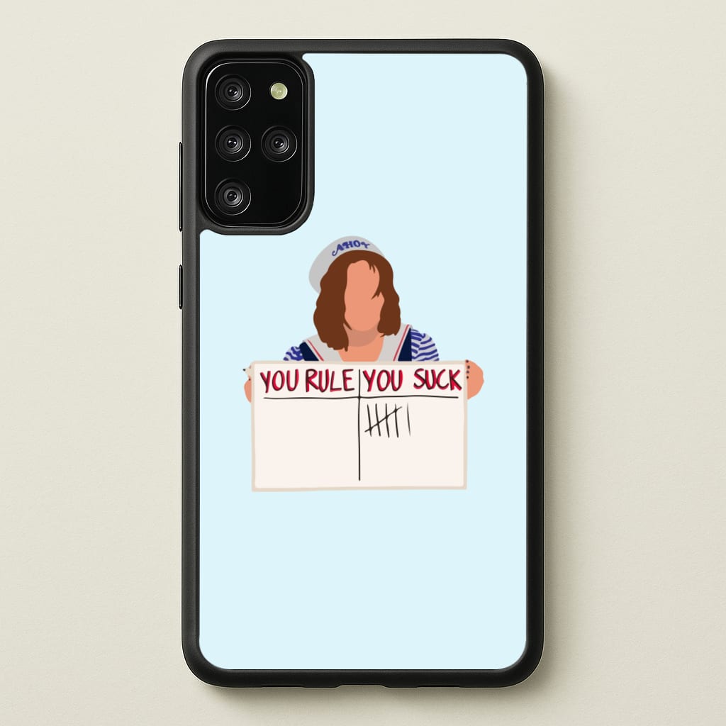 You Suck Tally  - Stranger Things Phone Case for Galaxy S20 Plus