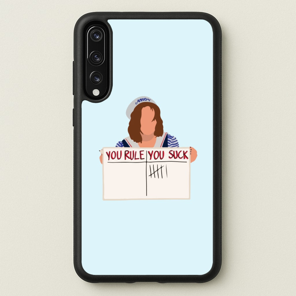 You Suck Tally  - Stranger Things Phone Case for Huawei P20 Pro