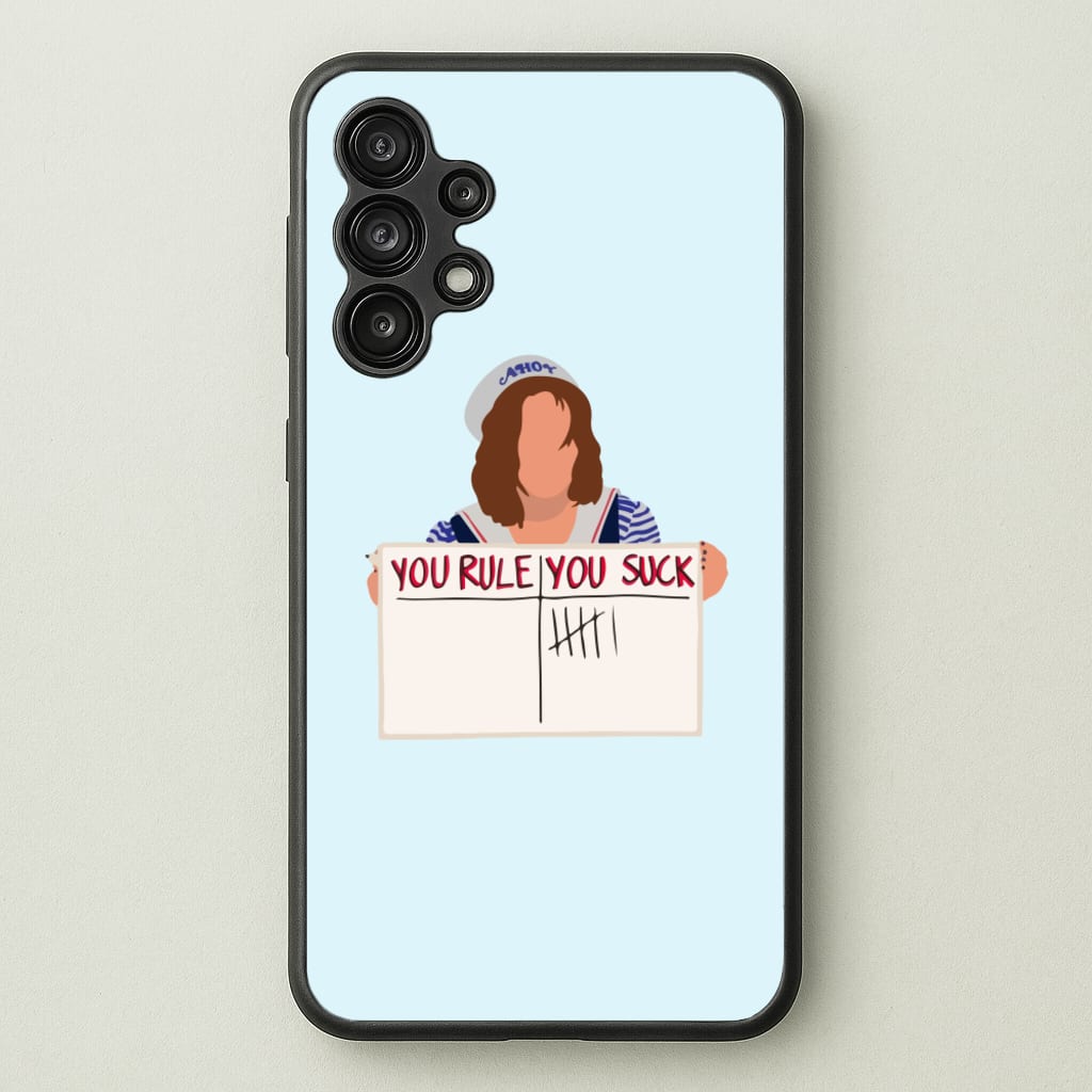 You Suck Tally  - Stranger Things Phone Case for Galaxy A13