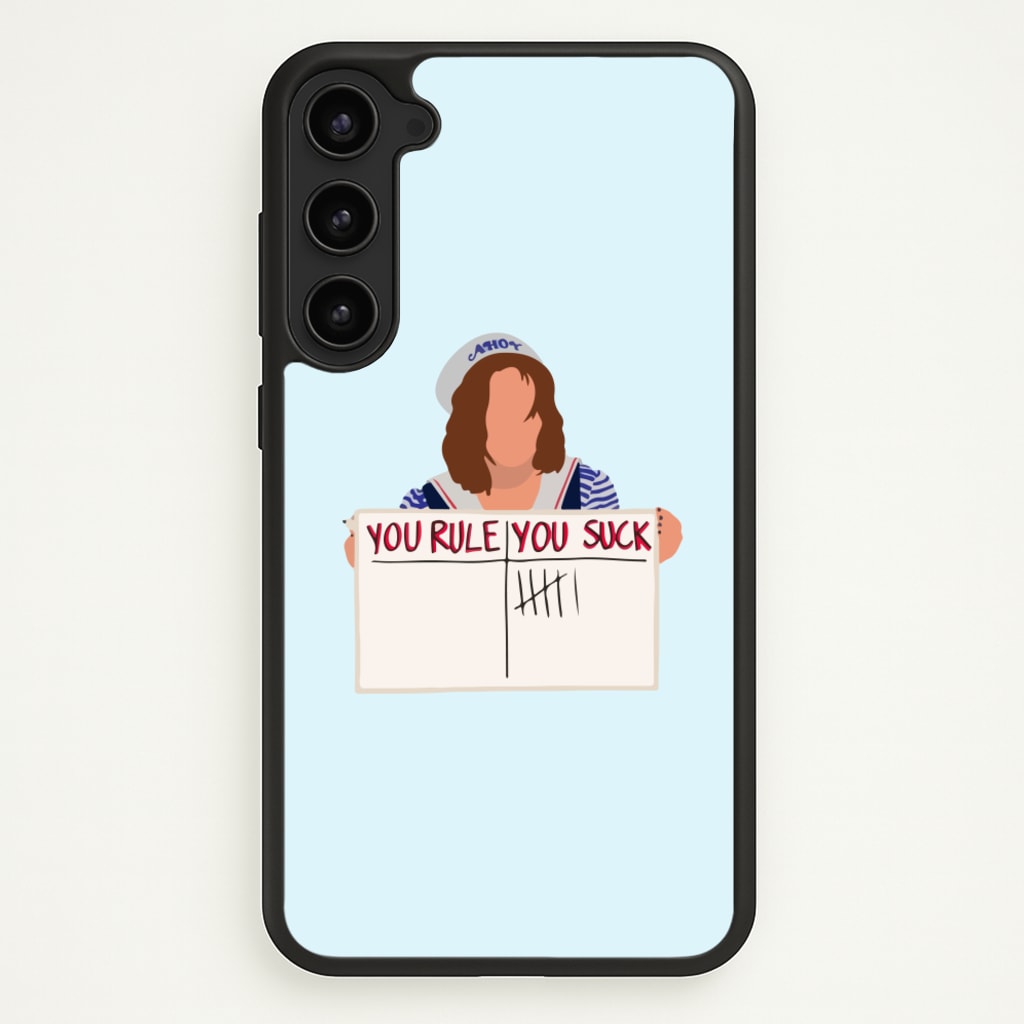 You Suck Tally  - Stranger Things Phone Case for Galaxy S23