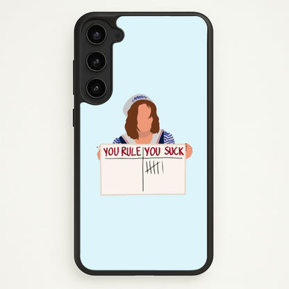 You Suck Tally  - Stranger Things Phone Case for Galaxy S23