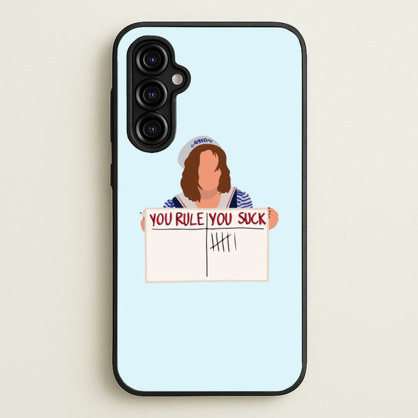 You Suck Tally  - Stranger Things Phone Case for Galaxy A54