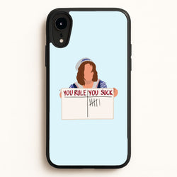 You Suck Tally  - Stranger Things Phone Case for iPhone XR