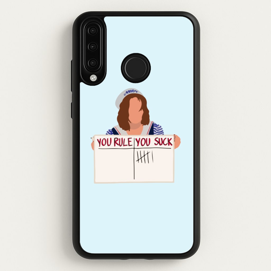 You Suck Tally  - Stranger Things Phone Case for Huawei P30 Lite
