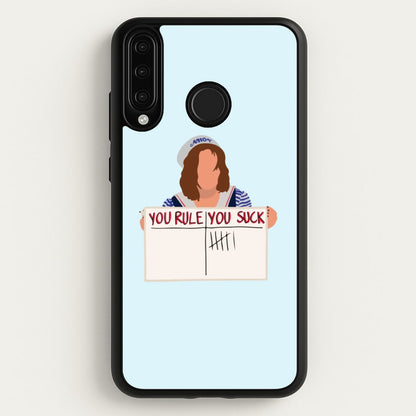 You Suck Tally  - Stranger Things Phone Case for Huawei P30 Lite