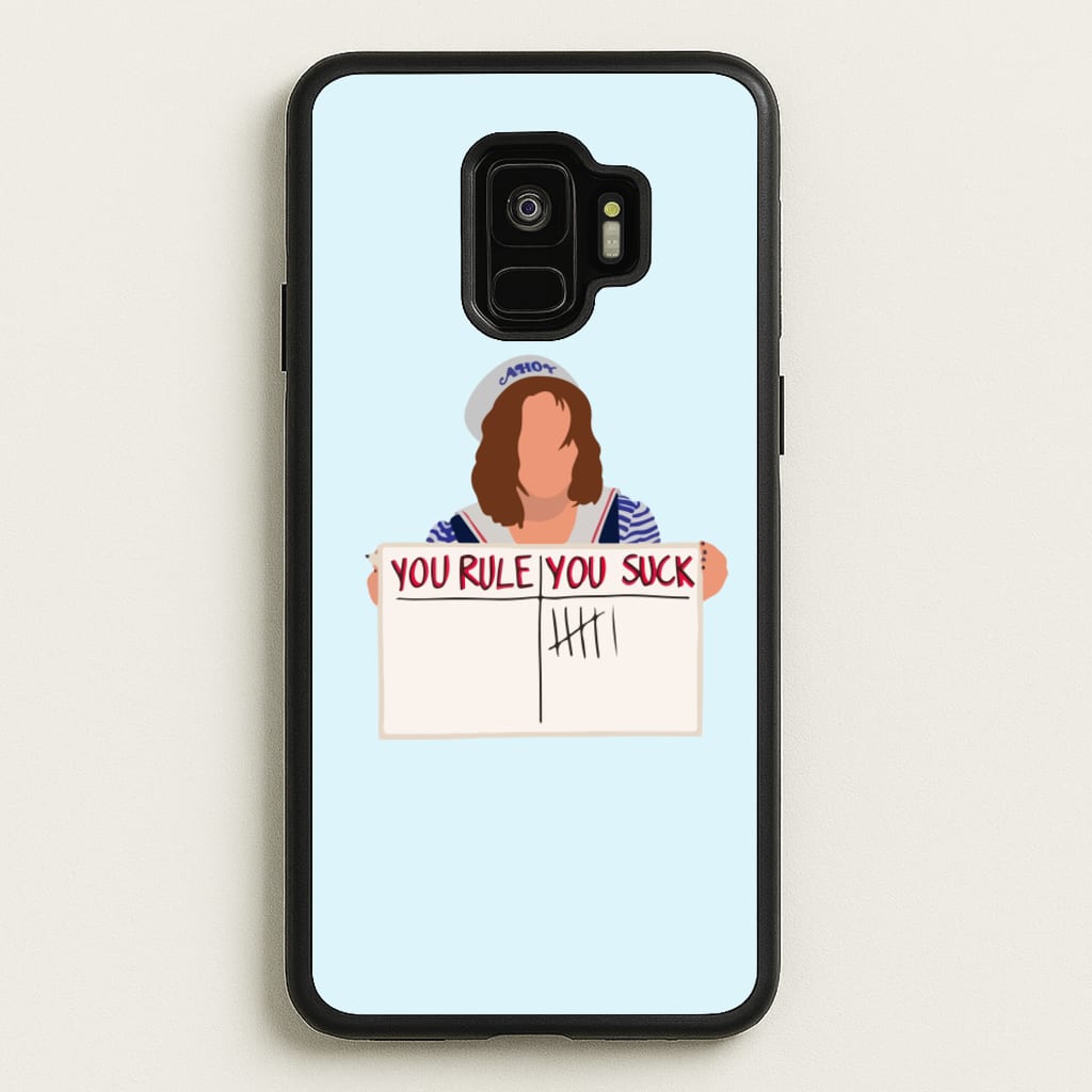 You Suck Tally  - Stranger Things Phone Case for Galaxy S9