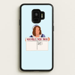 You Suck Tally  - Stranger Things Phone Case for Galaxy S9