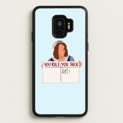 You Suck Tally  - Stranger Things Phone Case for Galaxy S9
