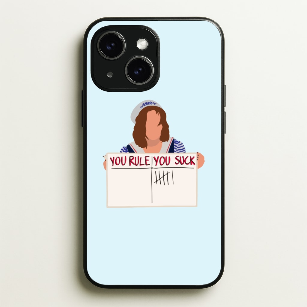 You Suck Tally  - Stranger Things Phone Case for iPhone 15