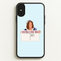 You Suck Tally  - Stranger Things Phone Case for iPhone XS Max