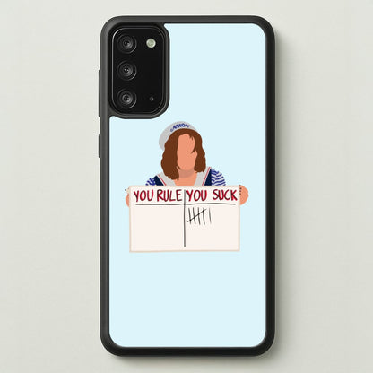 You Suck Tally  - Stranger Things Phone Case for Galaxy Note 20