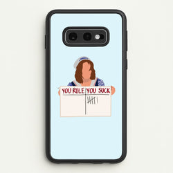You Suck Tally  - Stranger Things Phone Case for Galaxy S10e
