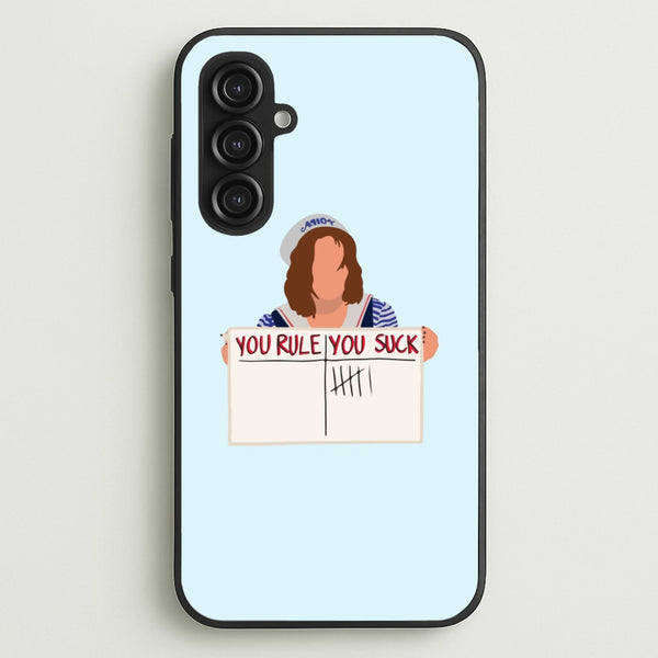 You Suck Tally  - Stranger Things Phone Case for Galaxy S23FE