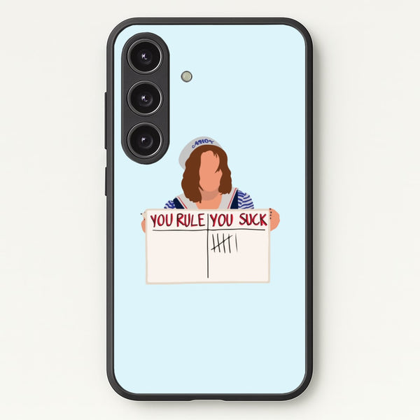 You Suck Tally  - Stranger Things Phone Case for Galaxy S25
