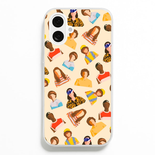 Stranger Pattern  -  Phone Case for iPhone 16 Plus