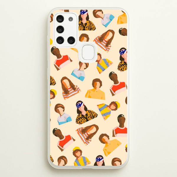 Stranger Pattern  -  Phone Case for Galaxy A21s