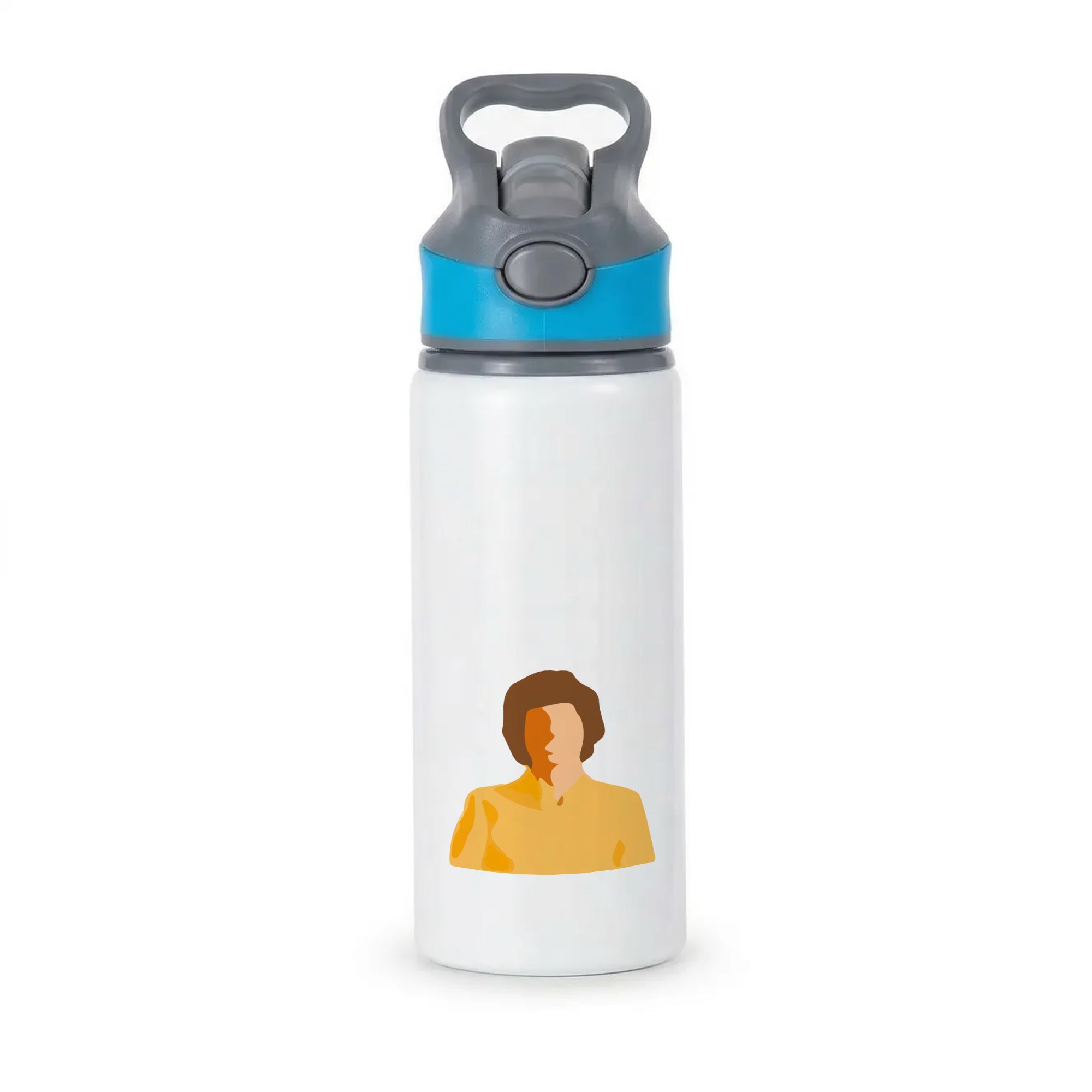 Faceless Mike - Stranger Things Active Water Bottle - Blue