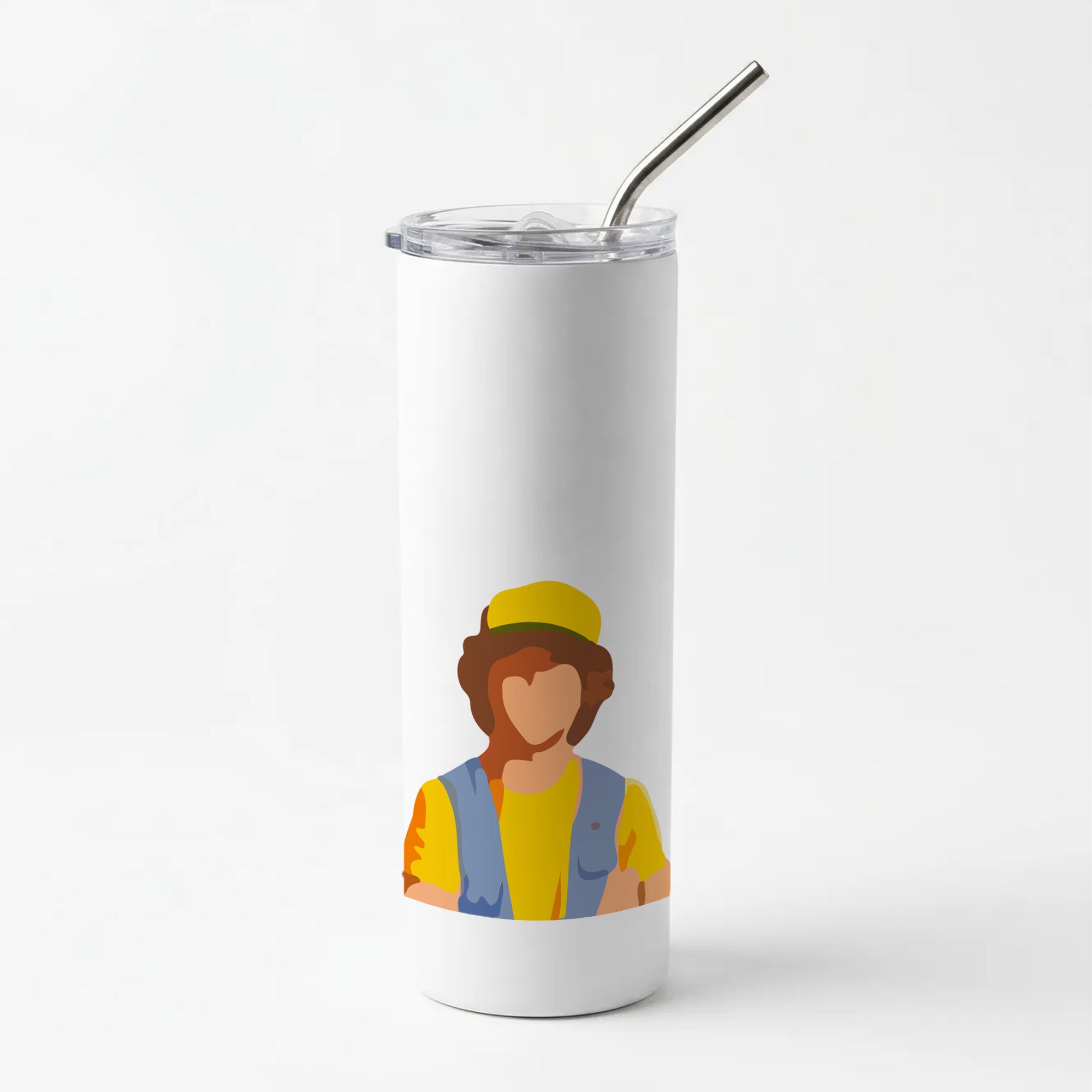 Faceless Dustin - Stranger Things Skinny Tumbler