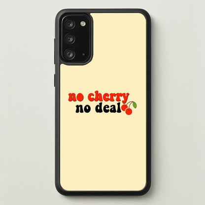 No Cherry No Deal  - Stranger Things Phone Case for Galaxy Note 20