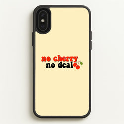 No Cherry No Deal  - Stranger Things Phone Case for iPhone XS Max
