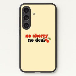 No Cherry No Deal  - Stranger Things Phone Case for Galaxy S24