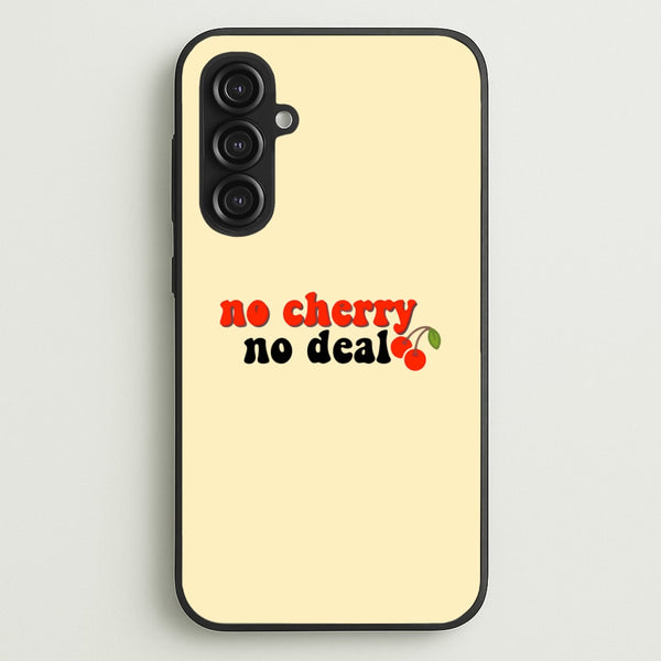 No Cherry No Deal  - Stranger Things Phone Case for Galaxy S23FE