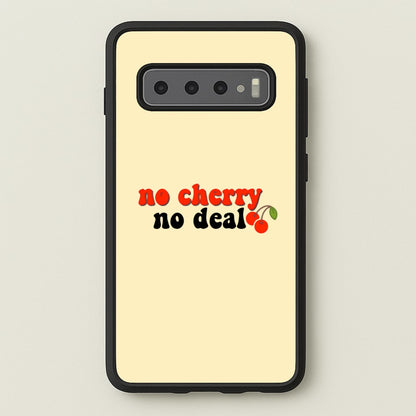 No Cherry No Deal  - Stranger Things Phone Case for Galaxy S10