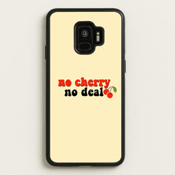 No Cherry No Deal  - Stranger Things Phone Case for Galaxy S9