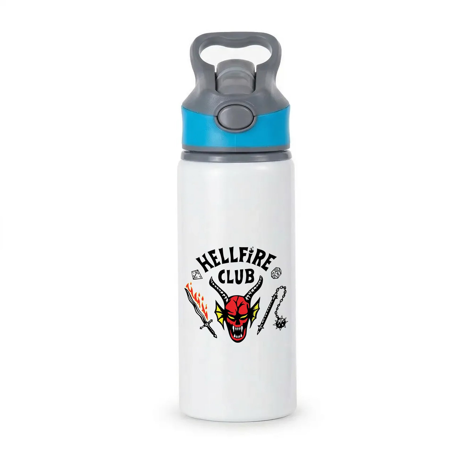 Hellfire Club Logo Active Water Bottle - Blue