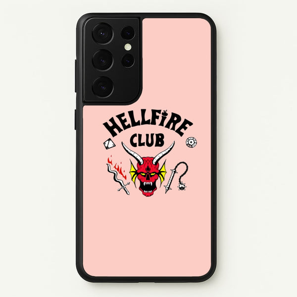 Hellfire Club Logo  - Stranger Things Phone Case for Galaxy S21 Ultra