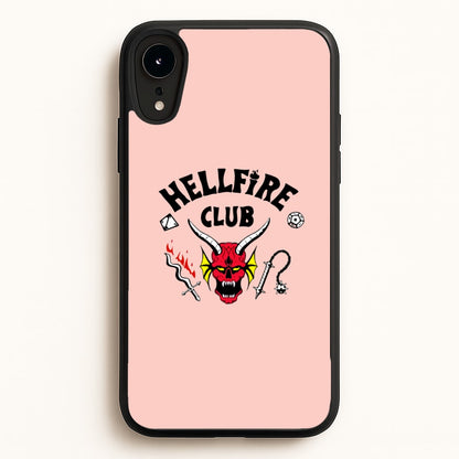 Hellfire Club Logo  - Stranger Things Phone Case for iPhone XR