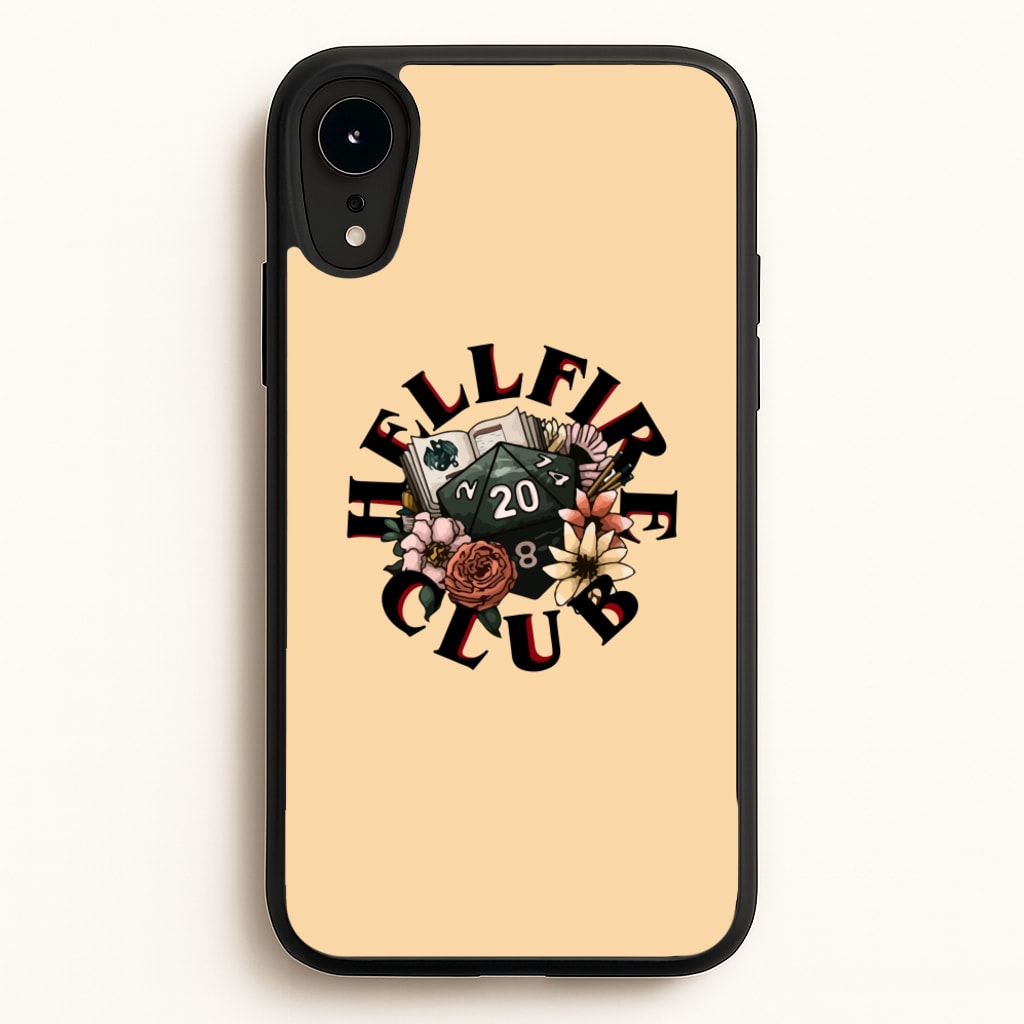 Hellfire Club  - Stranger Things Phone Case for iPhone XR