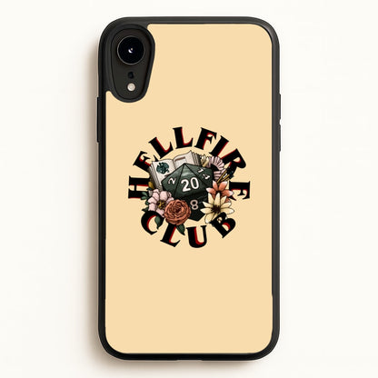 Hellfire Club  - Stranger Things Phone Case for iPhone XR
