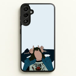 Eddie Munson  - Stranger Things Phone Case for Galaxy A34