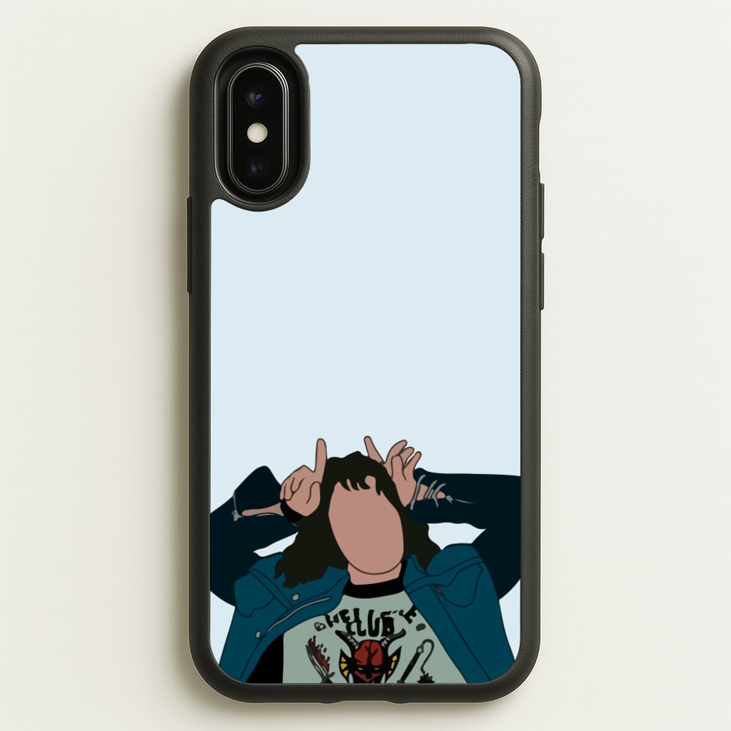 Eddie Munson  - Stranger Things Phone Case for iPhone X / XS