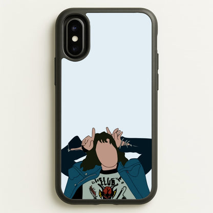 Eddie Munson  - Stranger Things Phone Case for iPhone X / XS