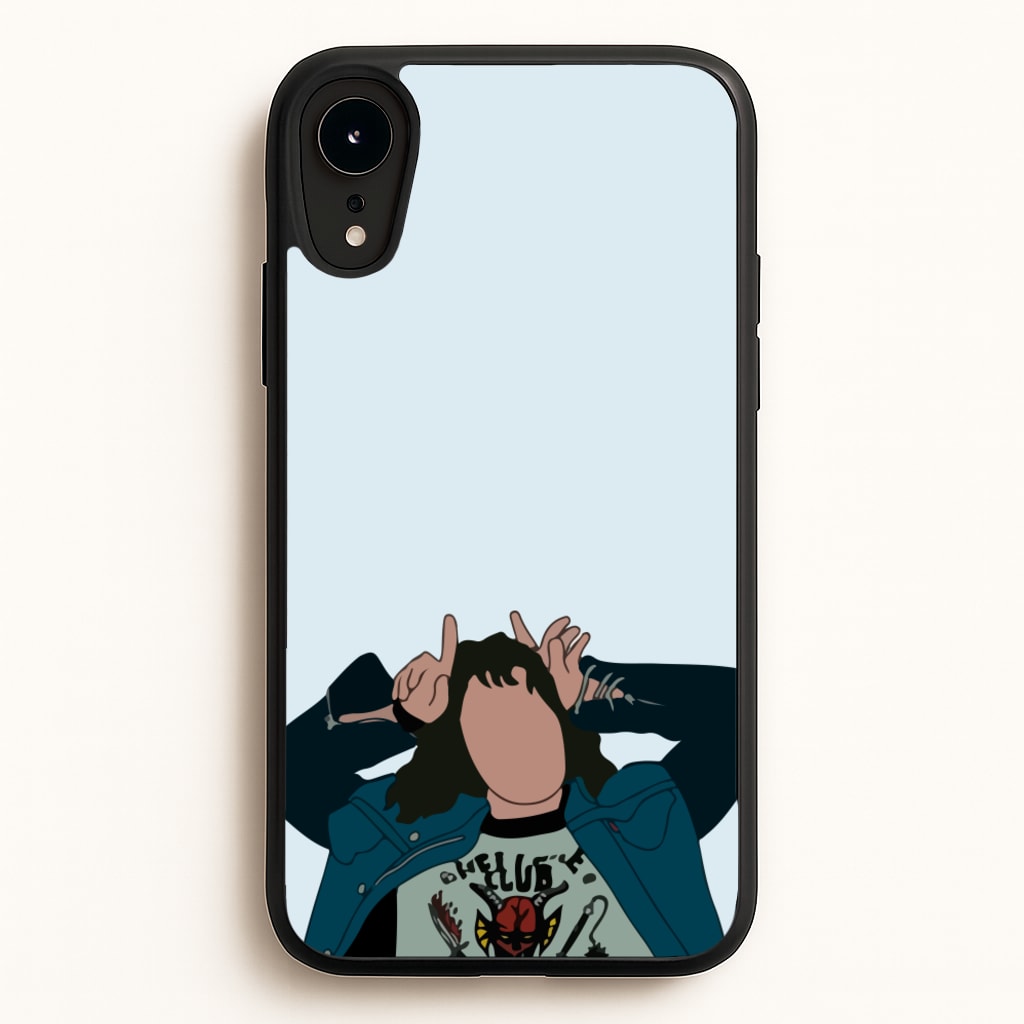 Eddie Munson  - Stranger Things Phone Case for iPhone XR